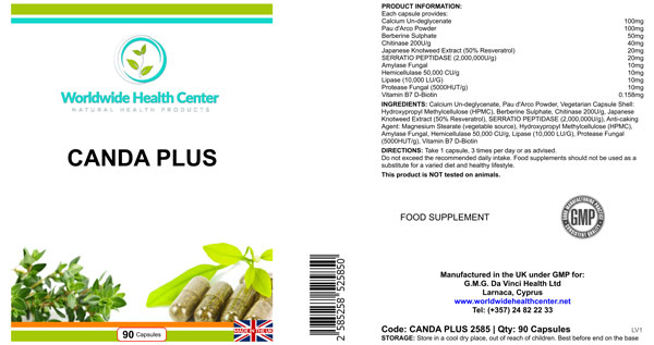 CANDA PLUS - Candida supplement - Image 2